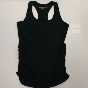 Beyond Yoga Womens Dark Green Racerback Tank Top